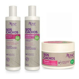 Apse Kit Shampoo, Condicionador E Mascara Cachos Nutritivo