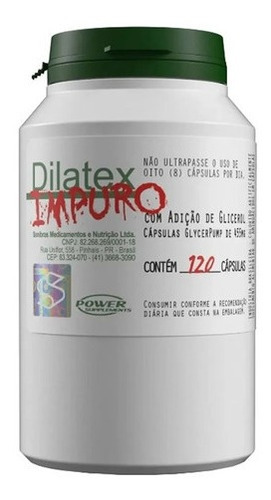 Dilatex Impuro Arginina Alanina Power Supplements 120caps