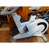 Bicicleta Spinning Bodytrainer Spn550 Mgntc Magnética Blanco