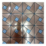 Lamina Mural Adhesiva Pvc Mosaico Vidrio (pak 10 Unid) 30x30