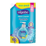 Repuesto Jabón Líquido Floral Rain 900ml Eco-pack Algabo
