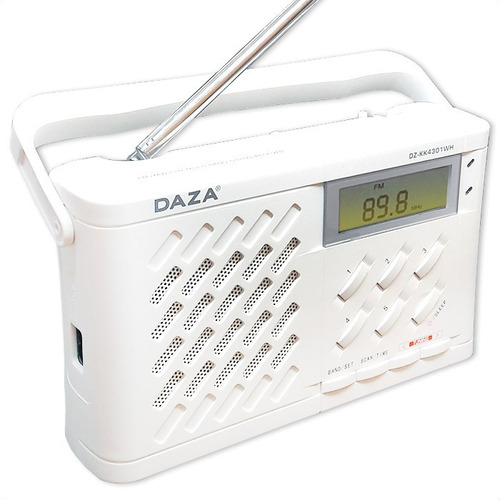 Radio Dual Multibanda Digital Alarma Despertador 220v Pilas