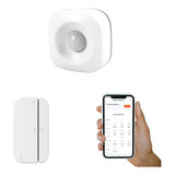 Kit Combo Alarma Wifi Domótica Departamento Casa App Tuya