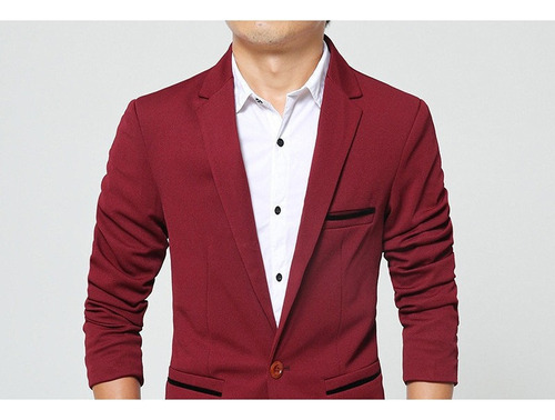 Blazer De Hombre De Un Botón