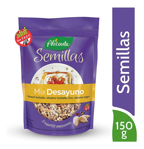 Alicante Semillas Mix Desayuno Sin Tacc X 150 Gr