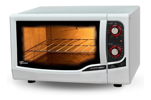 Forno De Bancada Elétrico Fischer Gourmet Grill 9741-79180 44l Branco 127v