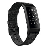 Smartwatch Fitbit Charge 4 Smartband Black/granite Color De La Caja Black Color De La Malla Black Color Del Bisel Black Diseño De La Malla Granite Reflective