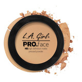 Base De Maquillaje En Polvo L.a. Colors Pro Hd Pro Powder Polvo Compacto Hd Pro Face Powder Tono Soft Honey - 25floz 7g