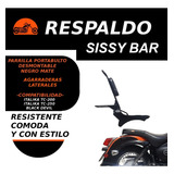 Respaldo Sissy Bar Con Parrilla Para Tc-250,tc200,blackdevil