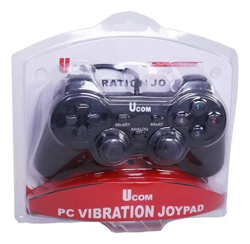 Controle Joystic Usb Ucom Dual Shock Analogico Pc Ps2 Game