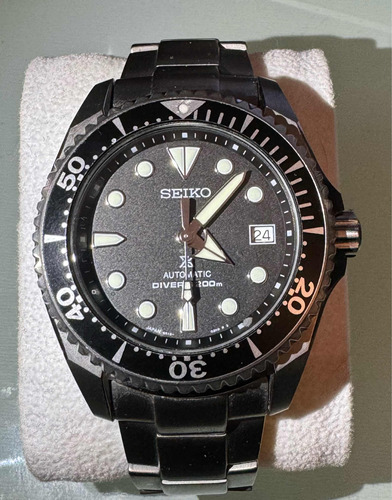 Seiko Prospex Shogun Diver Negro Titanio 6r15