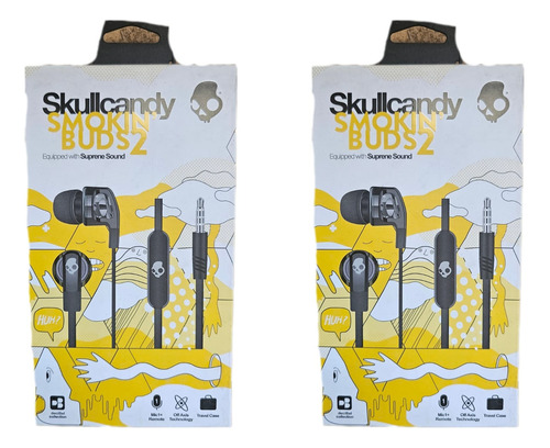 Audífonos Alambricos Compatibles Con Skullcandy 2pz