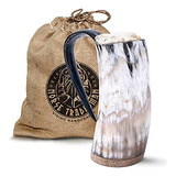 Taza Norse Tradesman Original Viking Con Cuerno Para Beber,