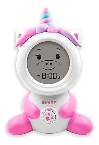 Sharp Ready To Wake Unicorn Sleep Trainer, Kids Alarm Clock 