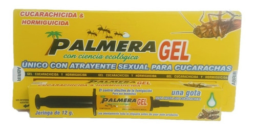 Gel Mata Cucarachas Palmera Je - Unidad a $15878