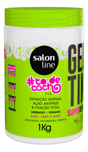 Gelatina Capilar Salon Line 1k Todecacho Super Definiçao