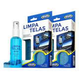 2 Kit Limpa Telas Start 120ml Com Pano Microfibra 22x25cm