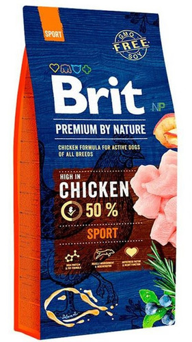 Alimento Perro Brit Premium Sport 15kg. Np