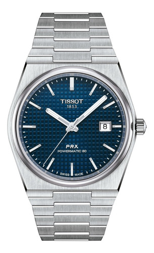 Reloj Hombre Tissot Prx Automatic Acero | Carátula Azul