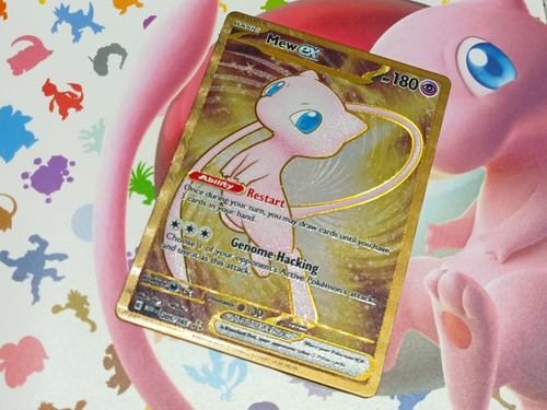 Mew Metálico Ed. 151, Carta Pokémon Original Y Nueva 