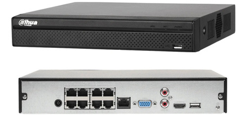 Nvr Ip Poe Dahua 8ch 4k 8mp Red Dhi-nvr4108hs-8p-4ks2/l