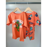 Camisetas Dino X2 Talla 2-3 Años