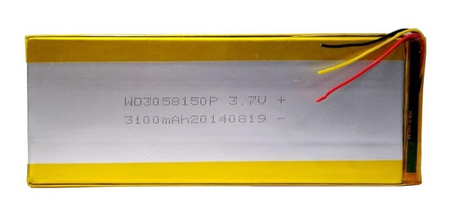 Repuesto Bateria Tablet Pcbox Pcb-t755 T760 3.7v 3100mah