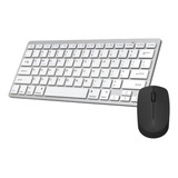 Kit Sem Fio Teclado E Mouse Bluetooth Compacto P/ iMac 