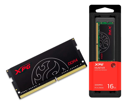 Memoria Ram Adata Xpg Hunter 3200 Mhz Cl20 Ddr4 Portátil16gb