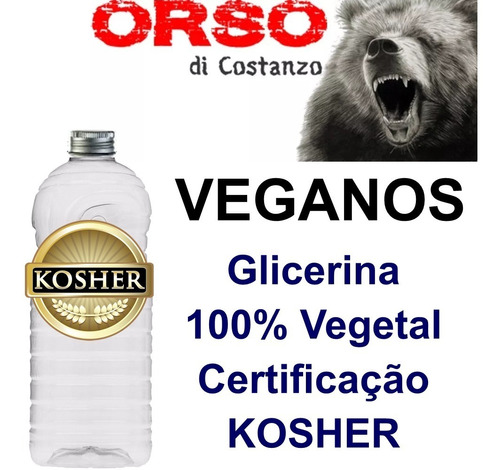 Glicerina Vegetal Usp 100% 5k Kosher + 500ml Propileno Usp