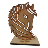 Centro De Mesa Vaquero Caballo Cabeza 20 Cm Mdf3mm-pqt 6 Pz-