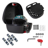 Caja Para Moto Trasero 32 Lts Con Respaldo R7 Racing