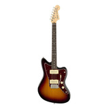 Guitarra Elétrica Fender American Performer Jazzmaster De  Amieiro 3-color Sunburst Uretano Satin Com Diapasão De Pau-rosa