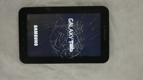 Tablet Antigo Samsung P1000l Vidro Trincado Funcionand