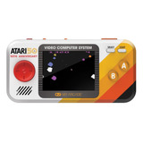 Mini Consola Portátil Atari Pocket Player Pro (100 En 1) Color Naranja Blanco