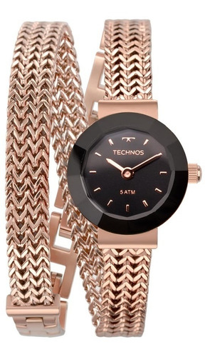 Relógio Technos Feminino Elegance Mini Aço Rose 5y20ir/4p