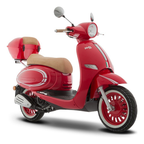 Motoneta Scooter Italika Vitalia 150 Rojo / Blanco