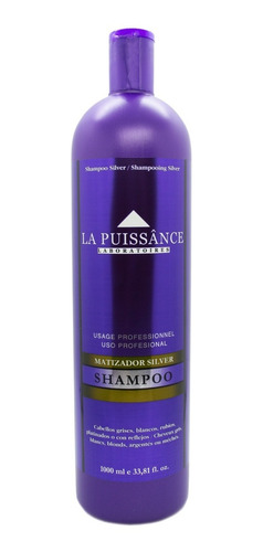 La Puissance Shampoo Matizador Silver Pelo Rubio 1000ml 6c