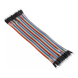 Cabo Wire Jumper 20cm 40 Fios Para Protoboard Macho-macho