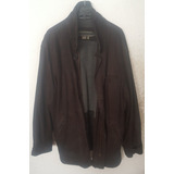 Chamarra Zara Piel Xl Corte Largo Excelente Semi Nueva