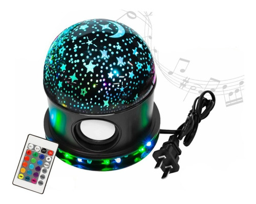 Bocina Bluetooth Inteligente Con Control Proyector Rgb C7s