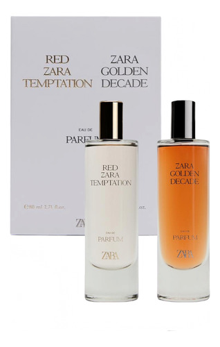 Perfume Zara Red Temptation Y Golden Decade 