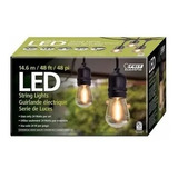 Serie De Luces Led Vintage Retro Tiras Decorativa Patio 8pzs