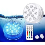 Pack De 2 Luces Sumergible Led 16 Colores Piscina