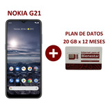 Nokia G21 + Plan 12 Meses Internet Para El Bienestar 20 Gb