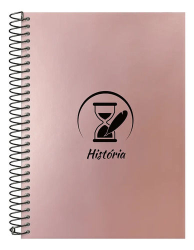 Caderno Colegial Profissões Rosê Gold 10 Matérias | Parcelamento sem juros
