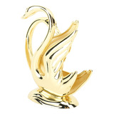 Servilletero De Mesa Swan, Elegante, Moderno, Dorado