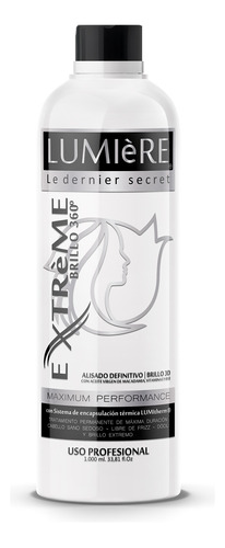 Alisado Definitivo Fuerte Brillo Extremo Lacio 1 Lt Lumiere