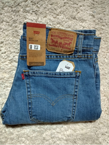 Pantalón Mezclilla Hombre Levi's 505 Regular, T. 32x30 (908)