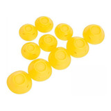 6 X 10 Unids Hair Rollers Regalo Profesional Diy Amarillo